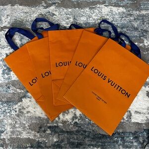 5 Louis Vuitton Orange Shopping Bags